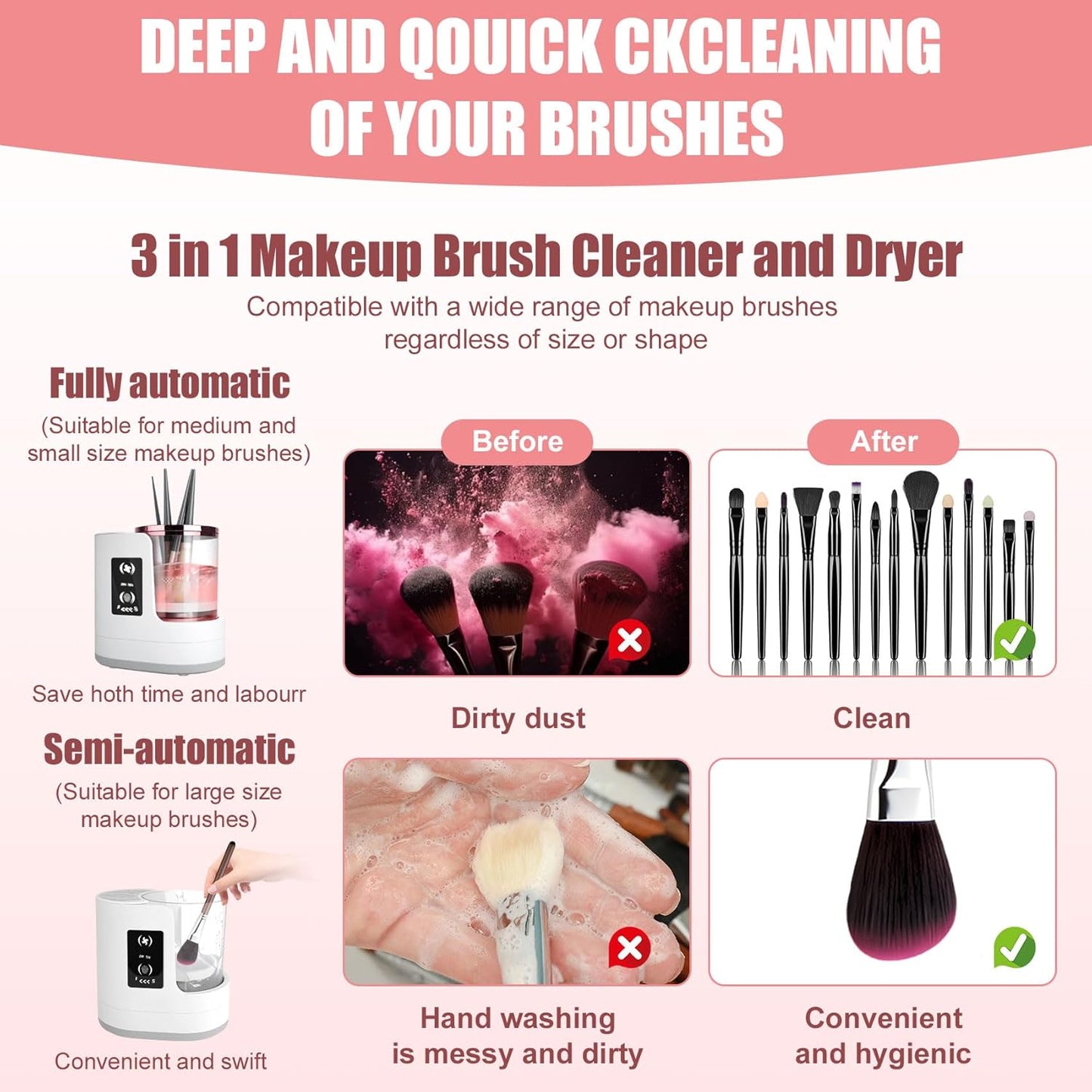 GlowSpin – Automatic Makeup Brush Cleaner